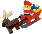 Bild für LEGO Produktset  Weihnachts-Set 40010 Weihnachtmann mit Rentier un