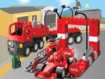 Bild für LEGO Produktset  Duplo 4694 - Ville Großer Ferrari Pitstop