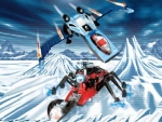 Bild für LEGO Produktset  Alpha Team 4745 - Blauer Adler gegen Schneeraupe,