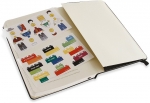 Bild für LEGO Produktset Moleskine notebook black brick, ruled, large 