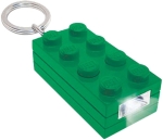 Bild für LEGO Produktset 2 x 4 LEGO® Stein-Schlüsselanhänger mit Licht (Grü