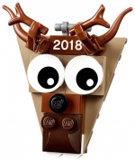 Bild für LEGO Produktset Christmas Ornament 2018 - Reindeer Head