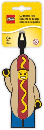 Bild für LEGO Produktset LEGO Hot Dog Guy Luggage Tag
