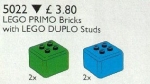 Bild für LEGO Produktset  Duplo Primo Baby 5022, 4 Stück Adaptersteine von 