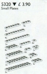 Bild für LEGO Produktset ® 5320 Platten klein weiß in Originalverpackung (B