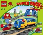 Bild für LEGO Produktset  Duplo 66429 3 in 1 Super-Pack (Eisenbahn 5608 + B