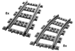 Bild für LEGO Produktset  City 7896 - Gerade und gebogene Schienen